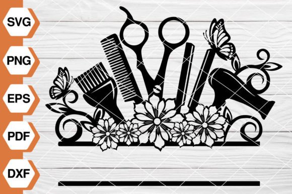 Barbershop Logo SVG EP-151: Graphics & Illustrations for Real Publishing