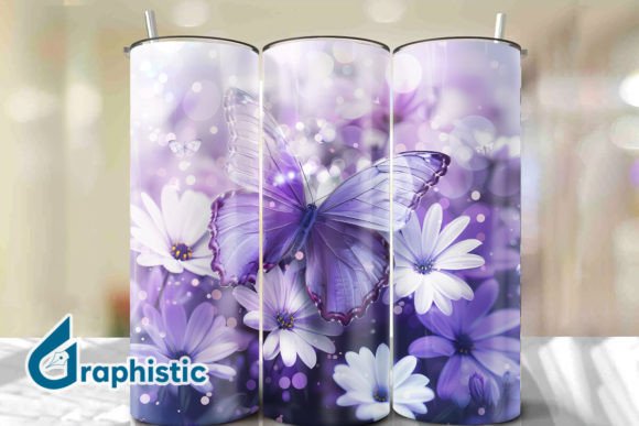 Break Through Butterfly Tumbler Wrap 38 Graphics & Backgrounds