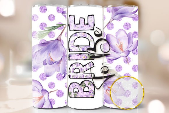 Bride to Be Tumbler Wrap Graphics for Crafts