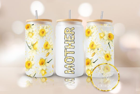 Mother Libbey Cup Wrap Graphics for Crafts