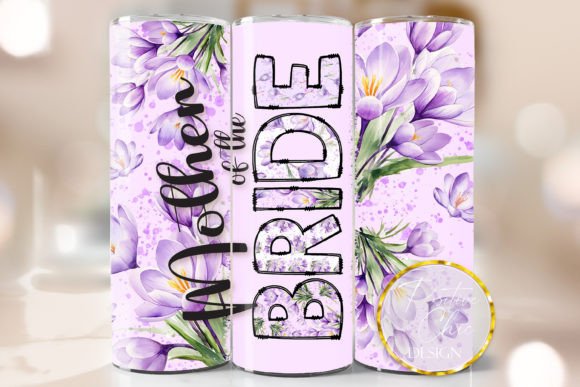 Mother of the Bride Wedding Tumbler Wrap