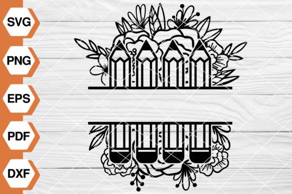 Pencil Flower SVG EP-154