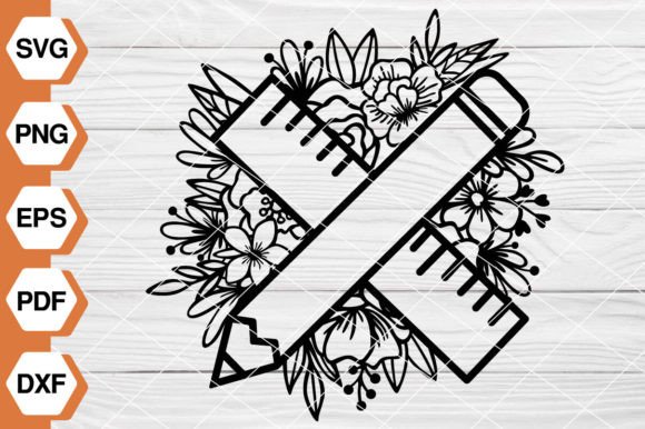 Pencil Flower SVG EP-155: Handmade Graphics & Illustrations
