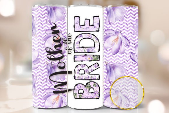 Purple Mother of the Bride Tumbler Wrap: Graphics for Crafts
