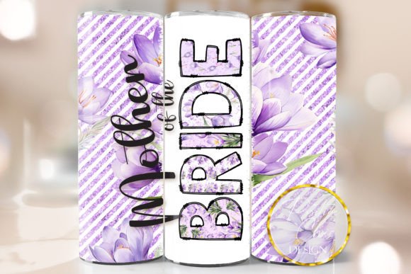 Wedding Tumbler PNG: Mother of the Bride Graphics for Crafts